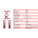 AMGO XL-9F 9,000 lb Flush Mount Scissor Lift - Image 2