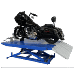 Tuxedo M-1500C-HR 1,500 lb High Rise Motorcycle Lift Bench w/ Vise, Sides, Balance Bar, Pump - Image 3